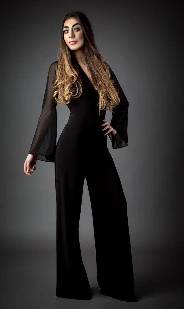 Sheer bell removable sleeves