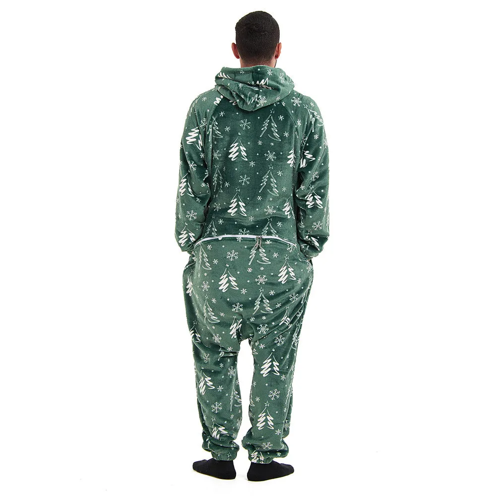 Snuggs Blanket Onesie Green Christmas Tree